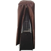 38 in. Heavy Duty Portable Glass Tube Heater Cover, Mocha
